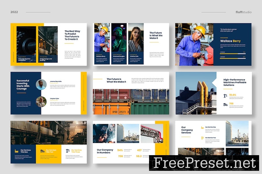 Dustory - Industry Google Slides Template D7LFJRG