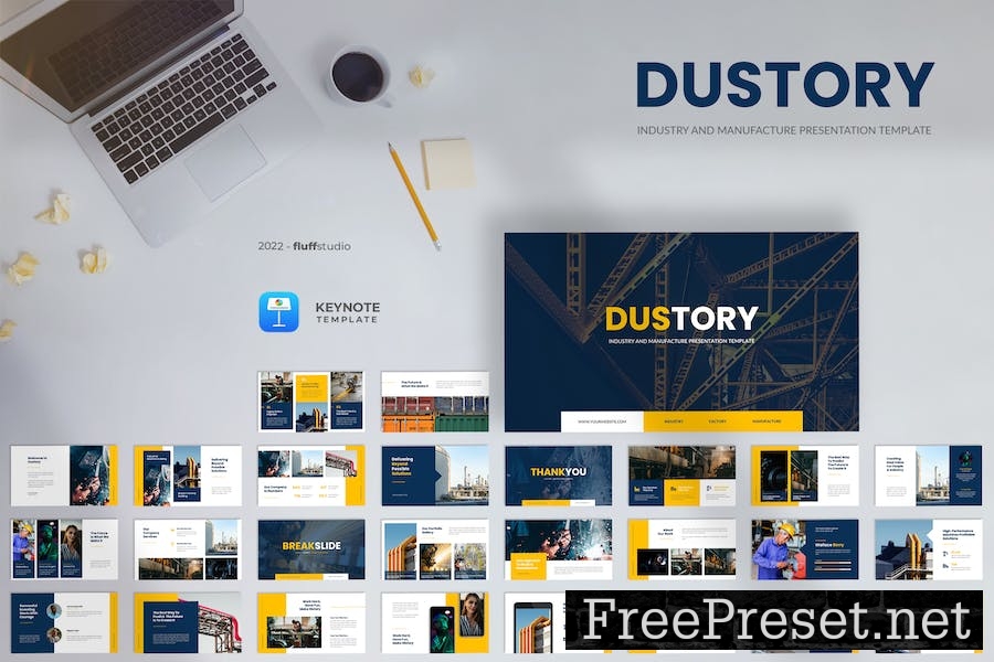 Dustory - Industry Keynote Template YQGMSZ8