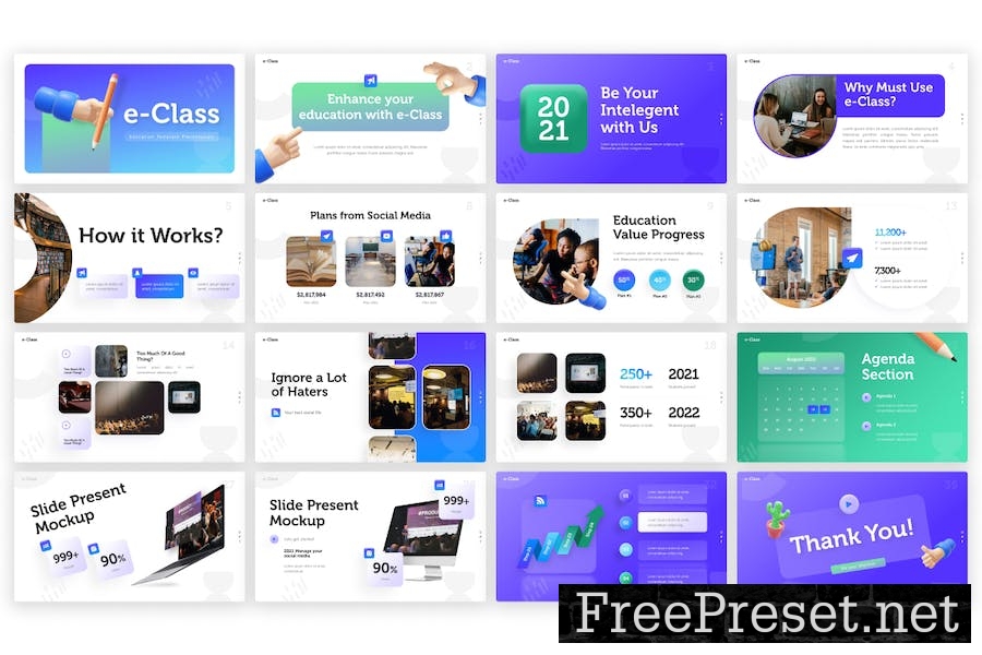 E-Class Creative Business Keynote Template TUC7QJT