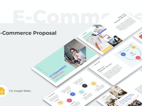 E-Commerce Proposal Google Slides Template TVC8FKV