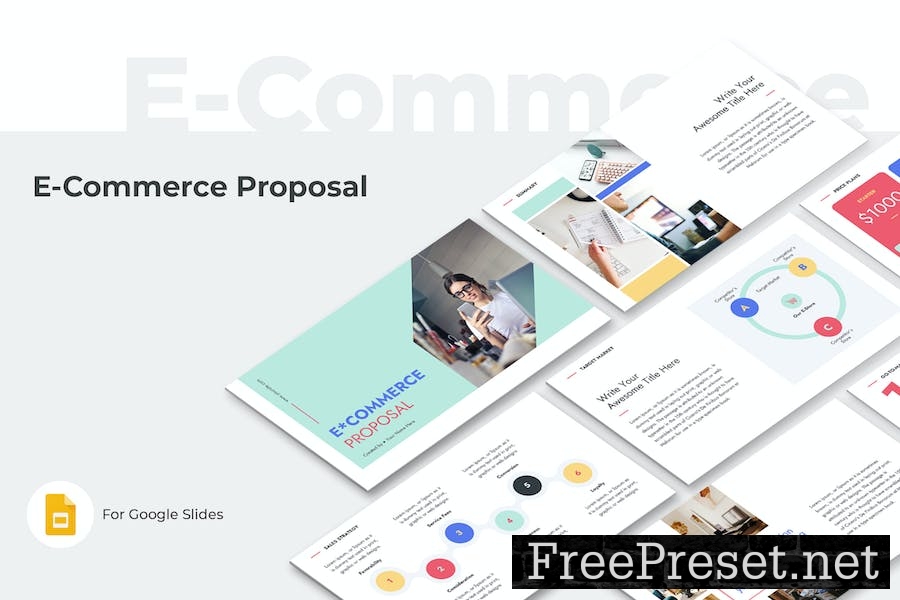 E-Commerce Proposal Google Slides Template TVC8FKV