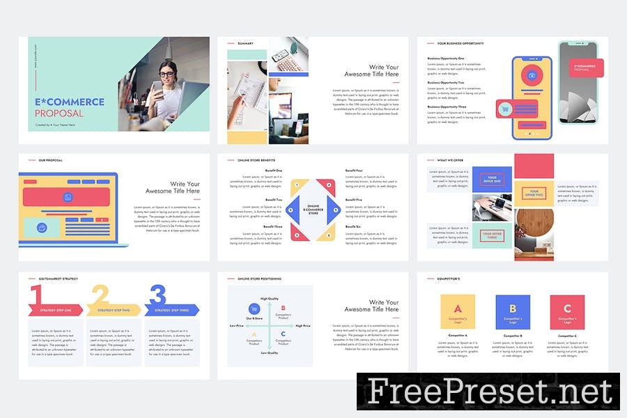 E-Commerce Proposal Keynote Template G7MJ7MC