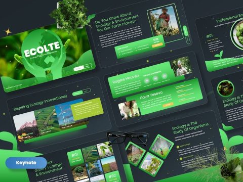 Ecolte - Ecology Keynote Template YD7QADN