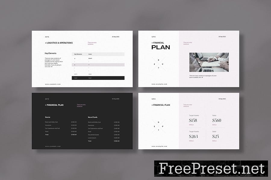 Ecommerce Business Plan Google Slide Template JFHGBA7