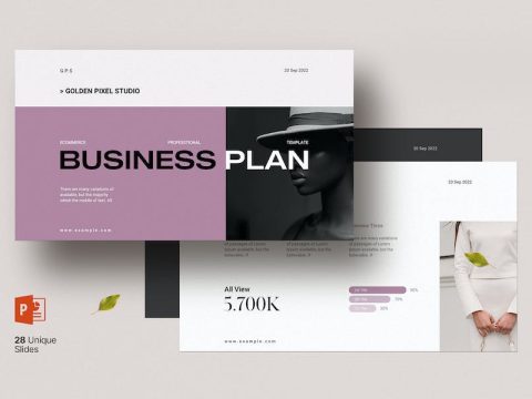 Ecommerce Business Plan Powerpoint Template JK4UXM5