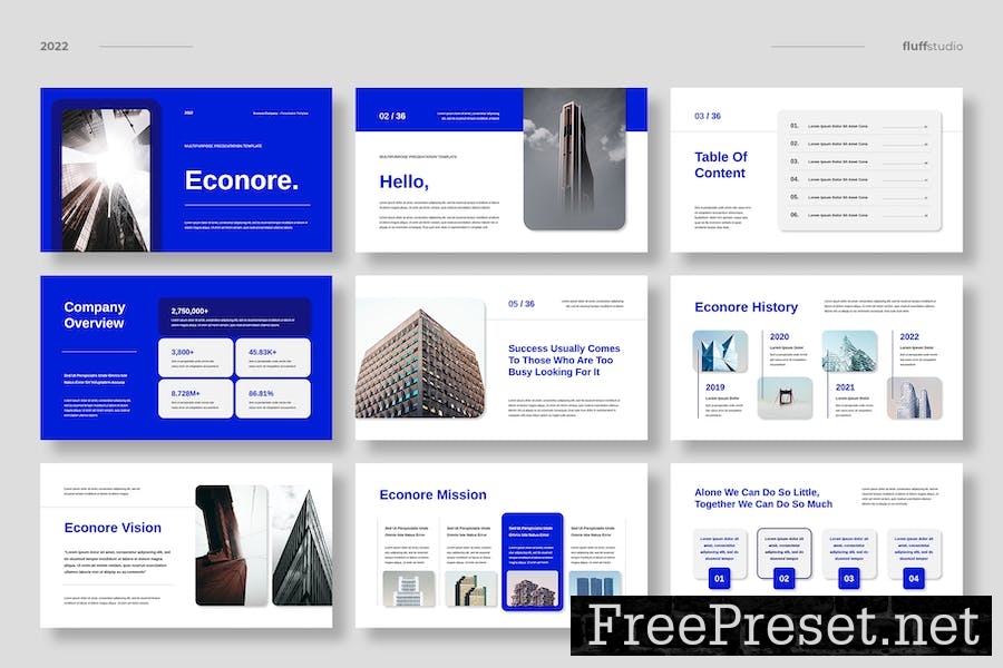 Econore - Business Keynote Template DKY5RC8