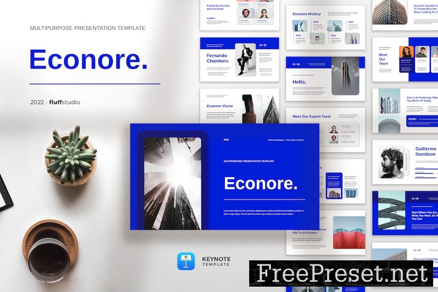 Econore - Business Keynote Template DKY5RC8