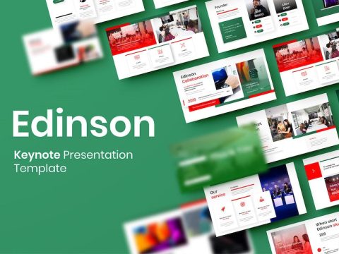 Edinson – Business Keynote Template KFDH2H9