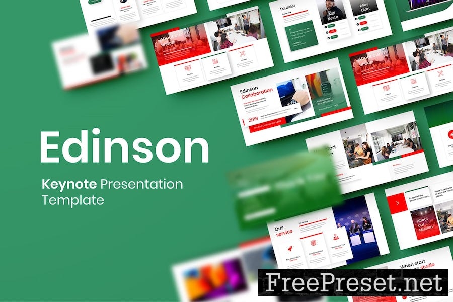 Edinson – Business Keynote Template KFDH2H9