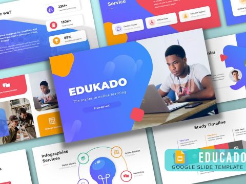 EDUCADO – Education Course Google Slide Template 9J68VQ7