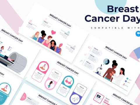 Education Breast Cancer Day Keynote Infographics DTB5BV5