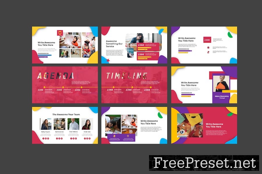 Education Google Slide Template AWX9JAY