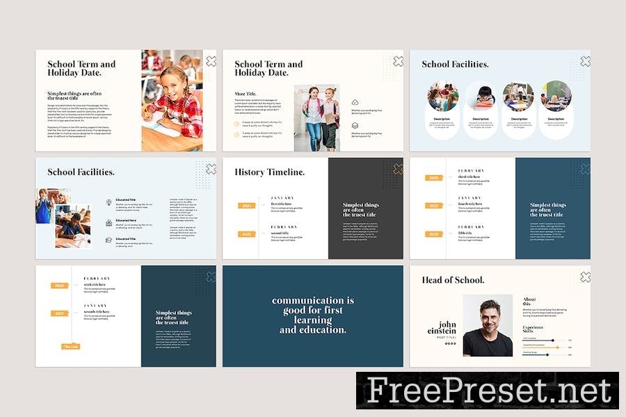 Education Google Slides Presentation Template UNVWN3C