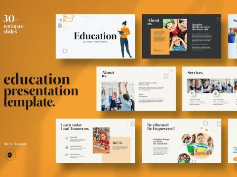 Education PowerPoint Template 8NCEH8V