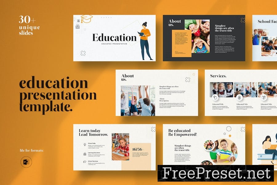 Education PowerPoint Template 8NCEH8V