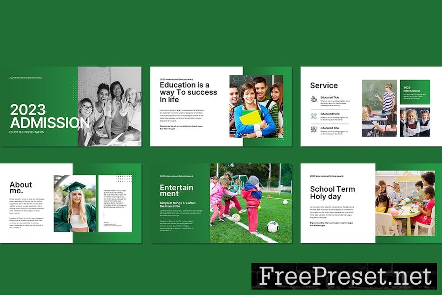 Education Presentation Template CECQVFB