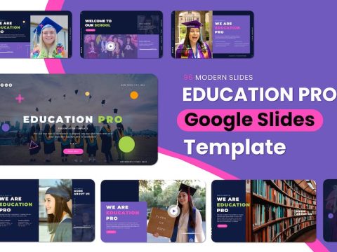 Education Pro Google Slides Presentation Template DVTLWWE