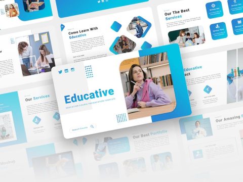 Educative - Education Course Keynote Template VAQNZ5T