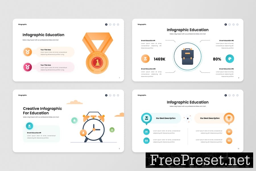 Edugraphic - Education Infographic Googleslide EETENED