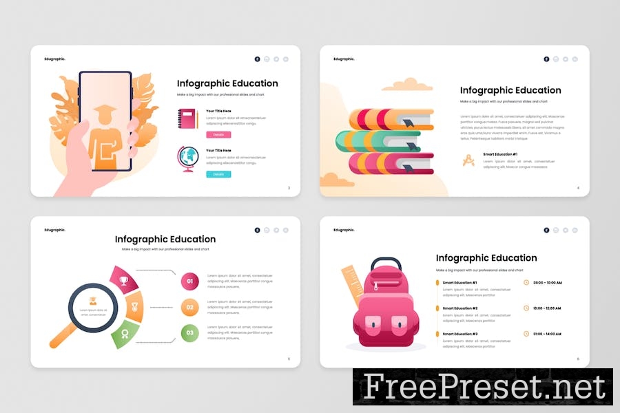 Edugraphic - Education Infographic Googleslide EETENED