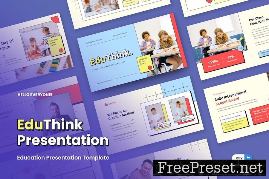 Eduthink - Education Keynote Template TNG7R3A