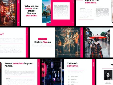 Eighty-Five Keynote Template QQVH5PR