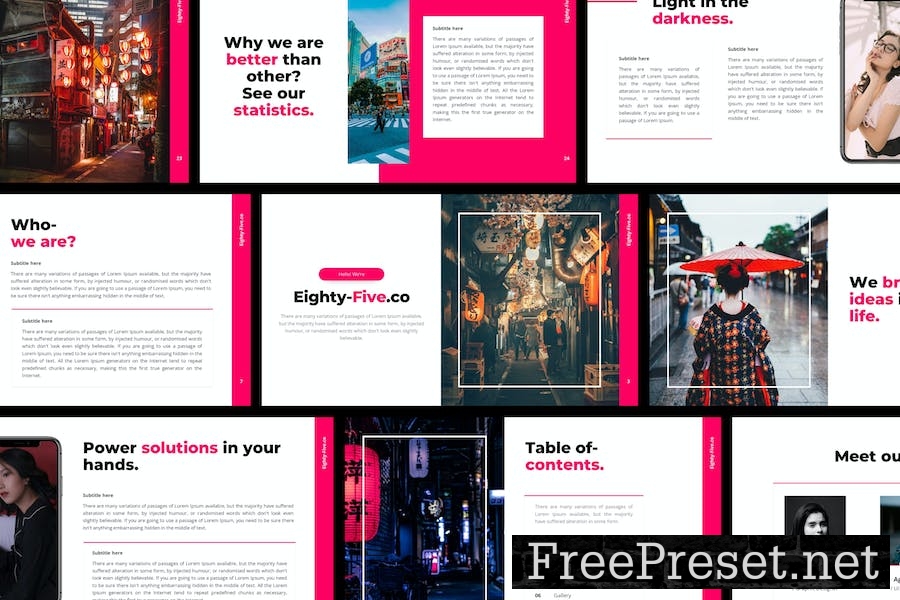 Eighty-Five Keynote Template QQVH5PR