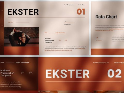 Ekster - Business Presentation Keynote Template SQHT54B