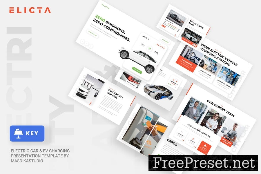 ELICTA - Electric Car Keynote Template EAF4FKZ