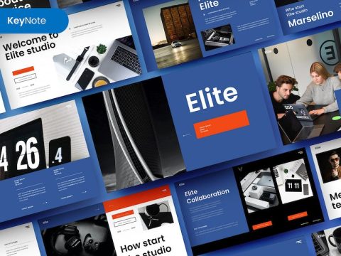 Elite – Business Keynote Template CA2WBUA