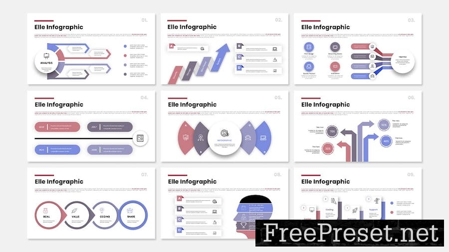 Elle Infographic - Presentation Google Slide QMW3SPV