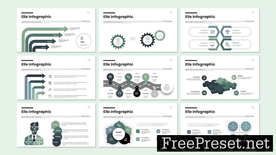 Elle Infographic - Presentation Google Slide QMW3SPV