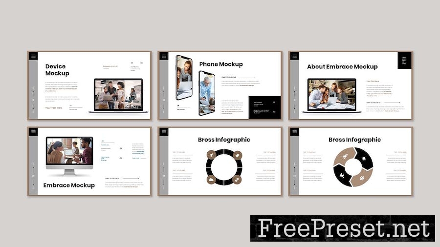 Embrace - Business Presentation Keynote Template M7CMZP3