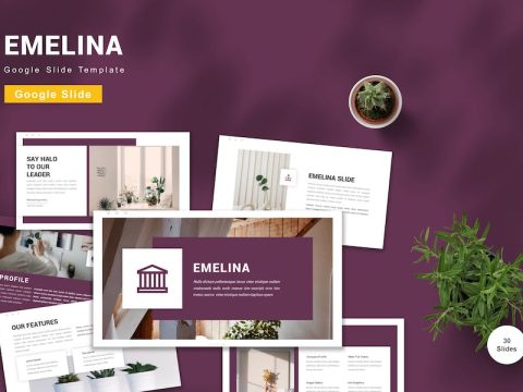 Emelina - Google Slide Template X9BP4M7