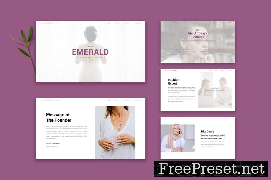 Emerald - Keynote Template YNYR3LW