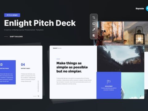 ENLIGHT Business Presentation Template (Keynote) MZ86CEG