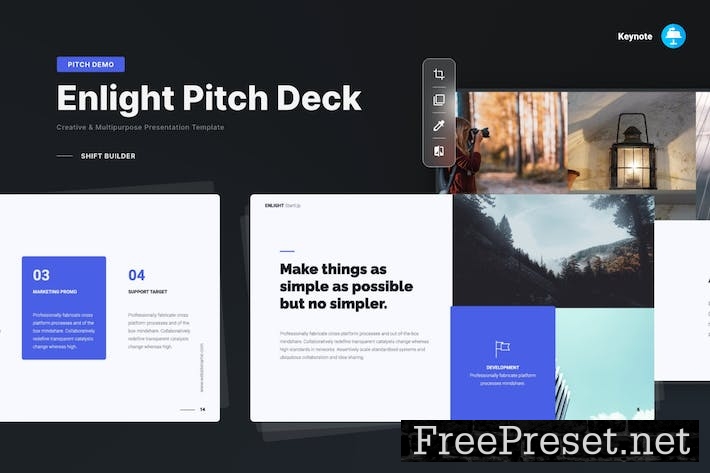 ENLIGHT Business Presentation Template (Keynote) MZ86CEG