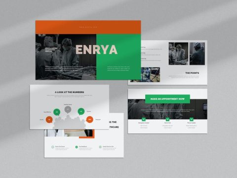 Enrya : Medical Content Keynote Template C9PUBUX