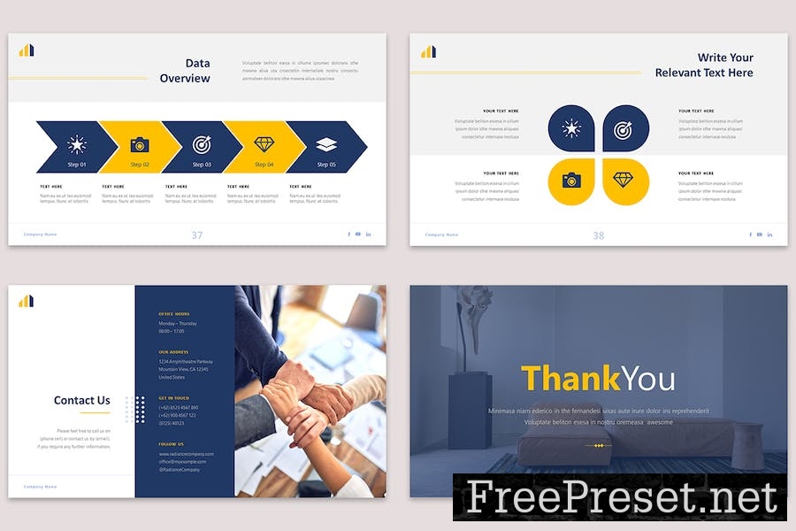 Enterprise Business Powerpoint Template S27VNRE