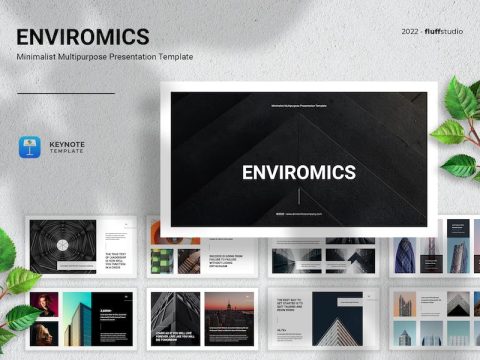 Enviromics - Minimalist Keynote Template N65JZC3