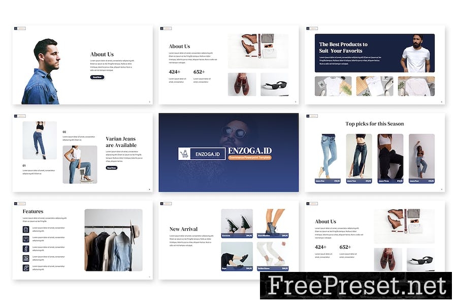 Enzoga - Ecommerce Keynote Template JHRMCRE