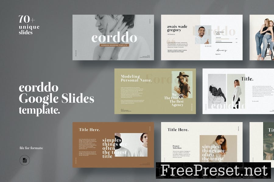 Eorddo | Lookbook Google Slides Template L6ESMLH