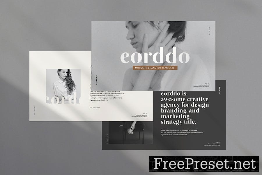 Eorddo | Lookbook PowerPoint Template P3CZLZL