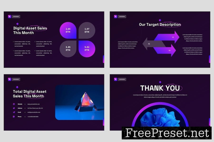Ertherum - NFT Digital Keynote Template TWFTQ47