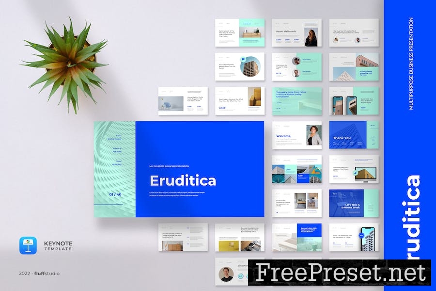 Eruditica - Multipurpose Keynote Template BW82R6T