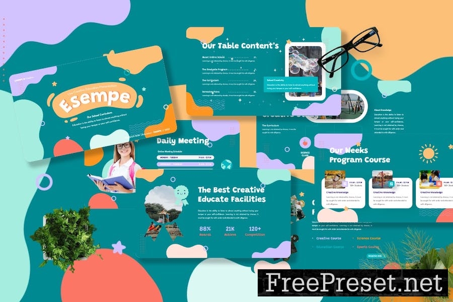 Esempe - Education Creative Keynote Template 6EUFF2Q