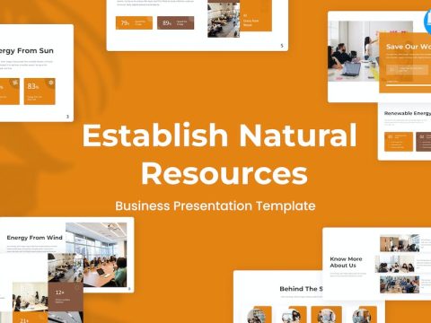 Establish Orange Minimalis Business Keynote QJJD2J3