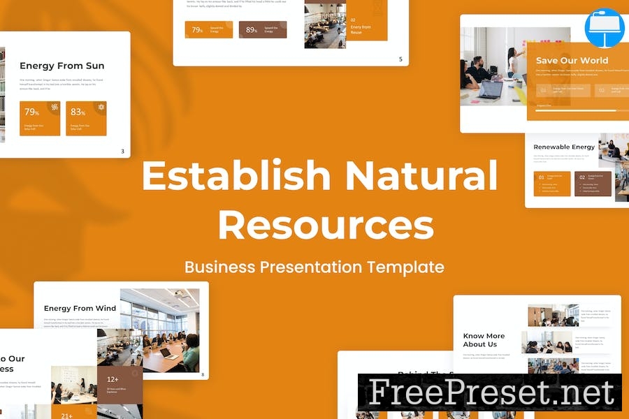 Establish Orange Minimalis Business Keynote QJJD2J3