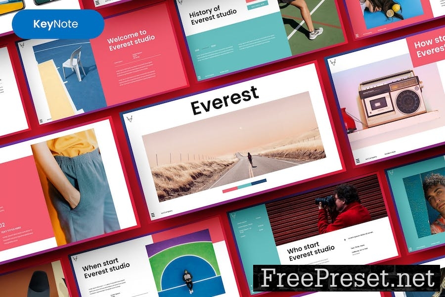 Everest – Business Keynote Template R5ETC93