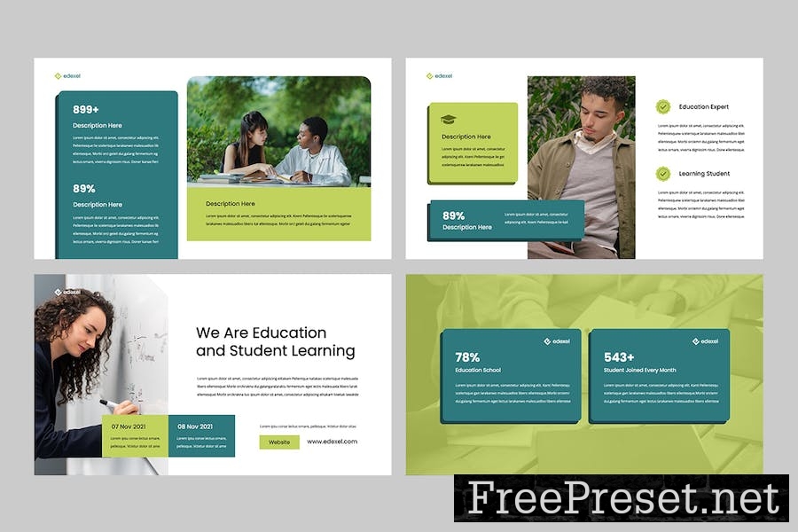 EXEDEL - Education Keynote Template EW7PRTS